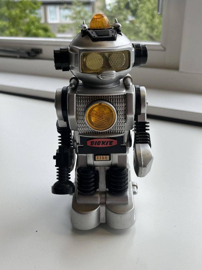 Robot dickie 3366, Antiek en Kunst, Antiek | Speelgoed, Ophalen of Verzenden