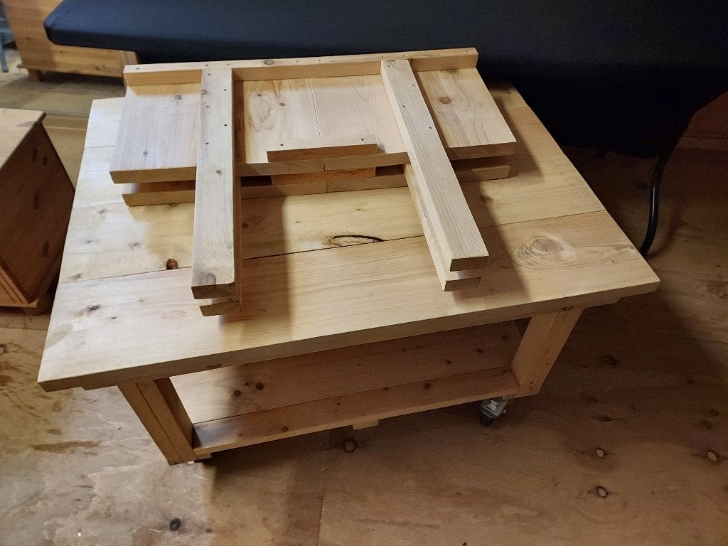 verrijdbare tafel, Ophalen, Zo goed als nieuw, 75 cm of meer, 60 cm of meer