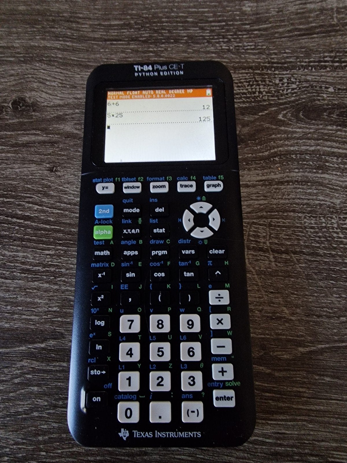 TI-84 plus CE-T Python Edition, Ophalen of Verzenden, Grafische rekenmachine, Zo goed als nieuw