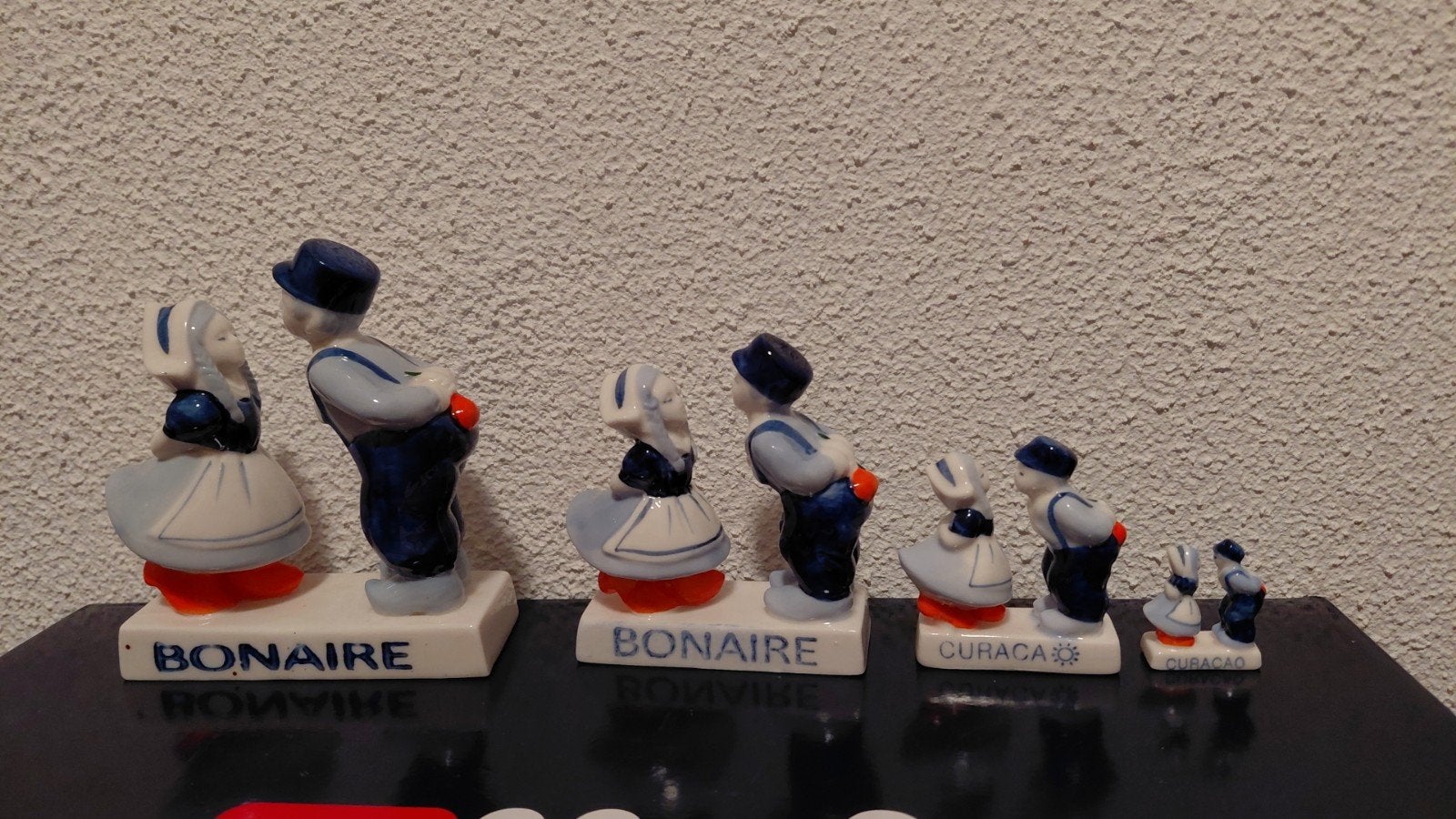 Heinen delfts blauwe kussende boerin/boer, Verzamelen, Ophalen, Dier
