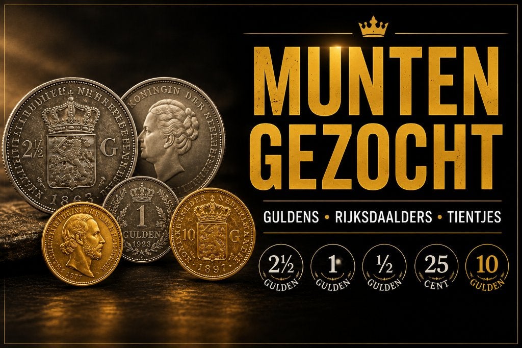 Oude munten gezocht - Heeft u wat ik zoek?, Koningin Juliana, Verzenden, Zilver, Overige waardes