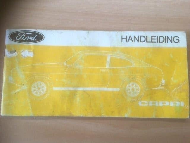 Ford Capri Handleiding - Origineel Boekje  1977  NL, Ophalen of Verzenden