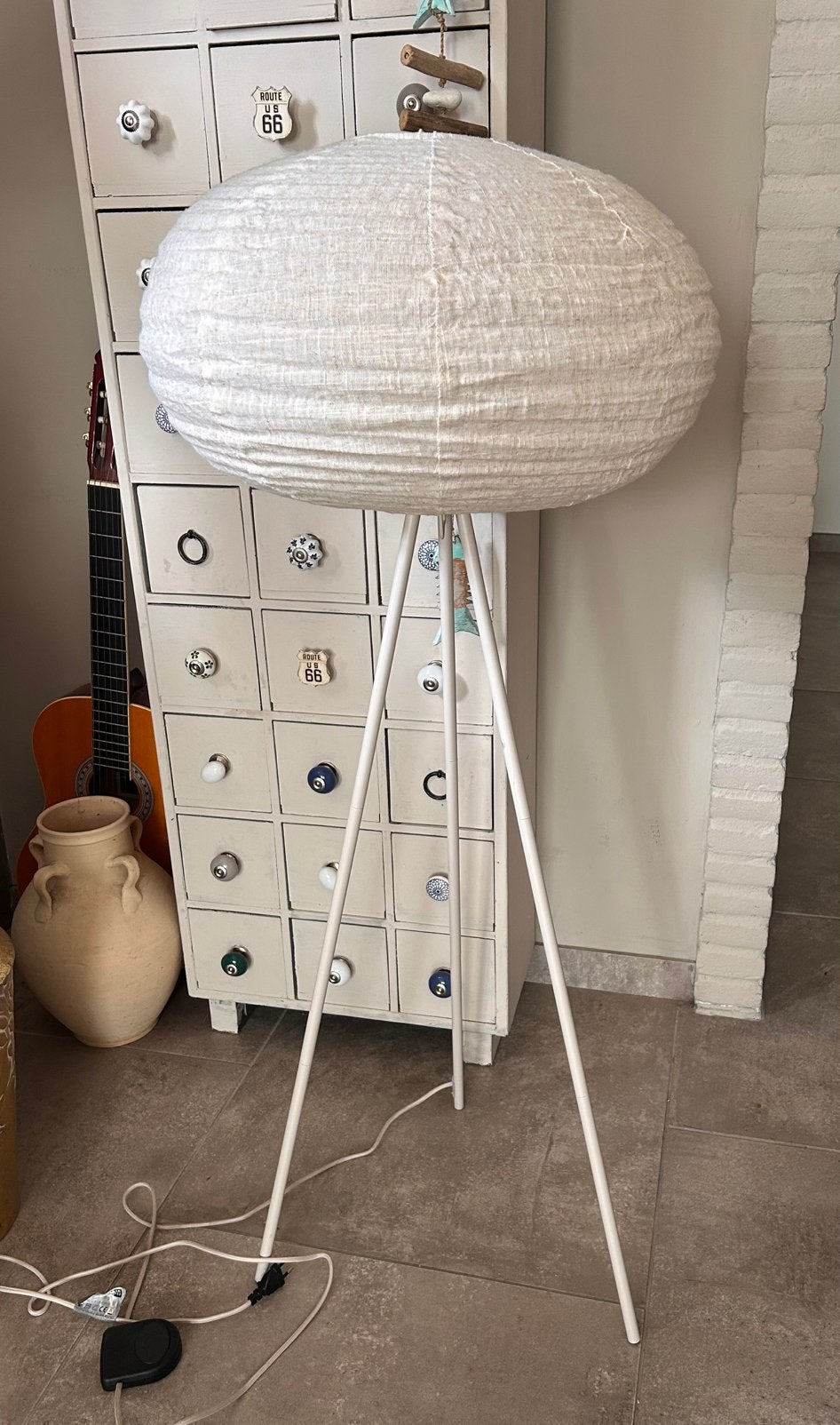 Te koop vloerlamp, Ophalen, Zo goed als nieuw, 150 tot 200 cm