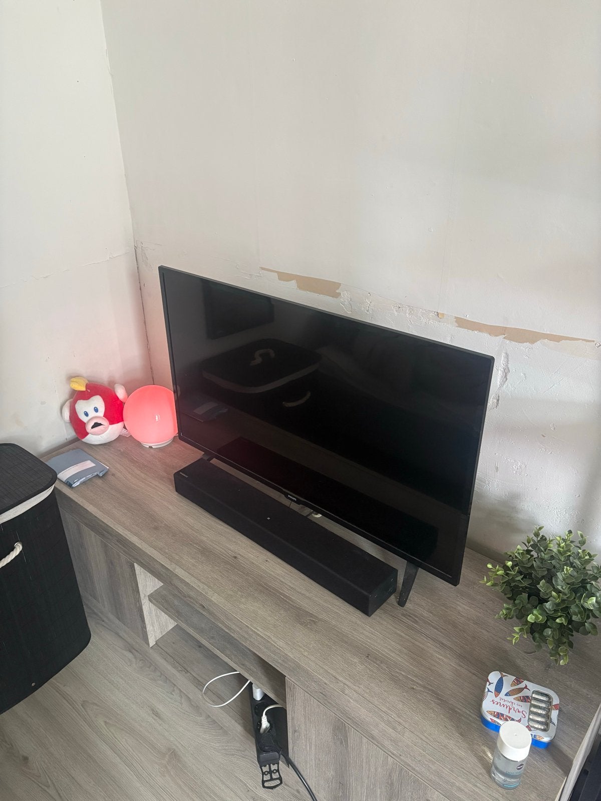 Philips TV 40 inch met Samsung Soundbar en Google Chromecast, Audio, Tv en Foto, Televisies, Ophalen, Gebruikt, 100 cm of meer