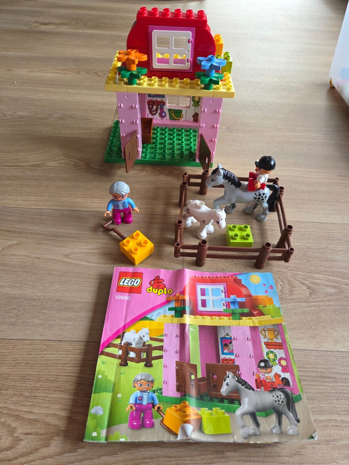 Lego duplo paardenstal 10500, Ophalen of Verzenden, Gebruikt, Duplo