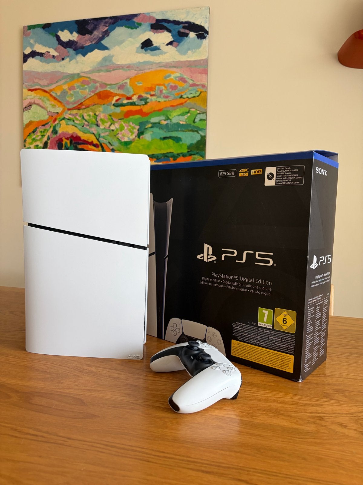 Sony PlayStation 5 Digital Edition - Zo goed als nieuw, Spelcomputers en Games, Ophalen, Zo goed als nieuw, Playstation 5 Digital