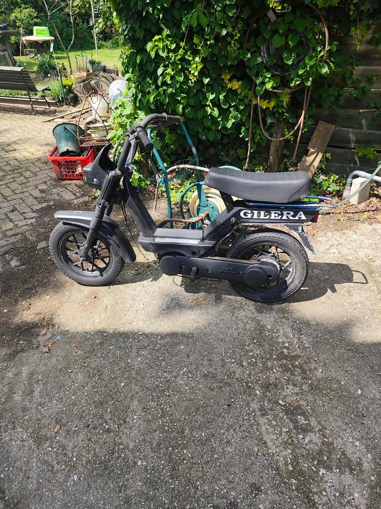 Gilera citta blauw kenteken, Fietsen en Brommers, Brommers | Vespa, Gebruikt, Overige modellen, Ophalen
