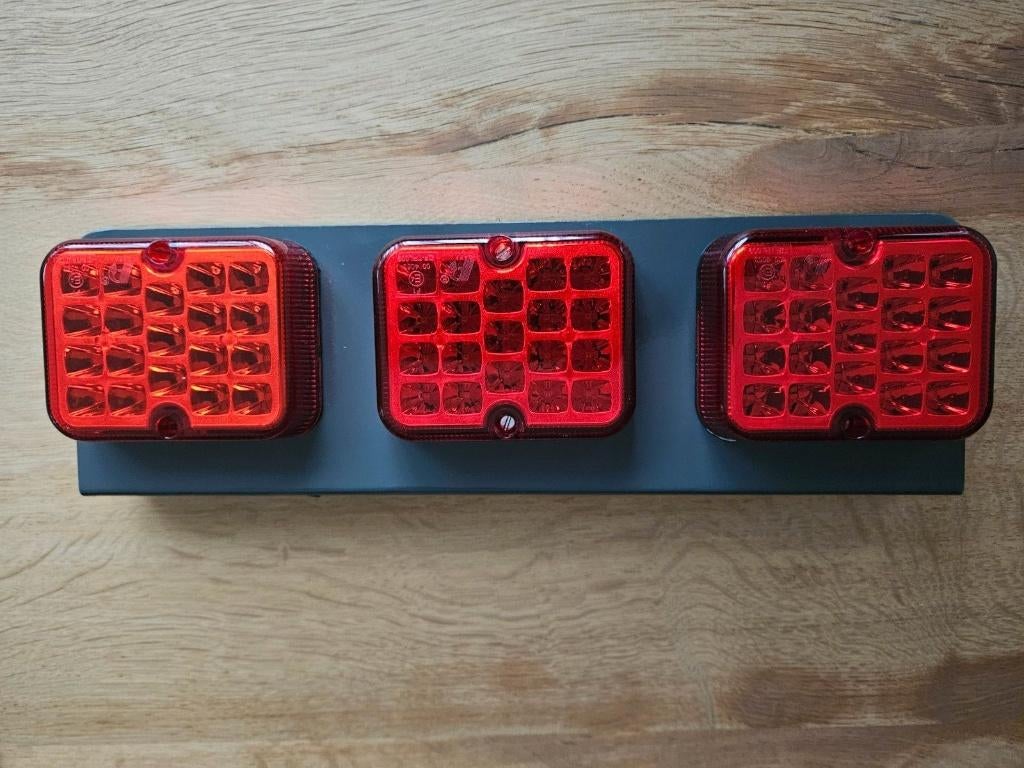 Lampenset met houder, stoflamp met remlichten LED, Ophalen of Verzenden, Nieuw