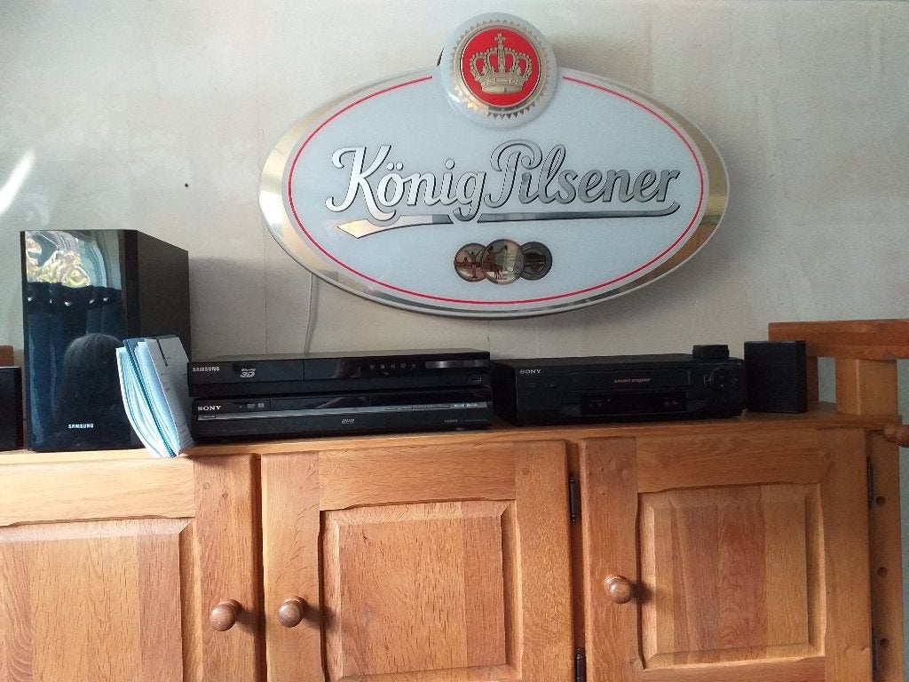 König Pilsener lamp, Ophalen, Zo goed als nieuw, Reclamebord, Plaat of Schild, Overige merken