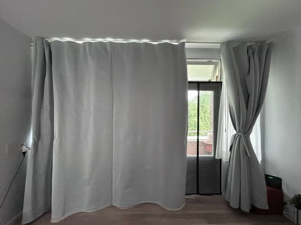 Blackout curtains wide luxury heavy quality, Ophalen, Overige merken, Verduisterend, Gordijn