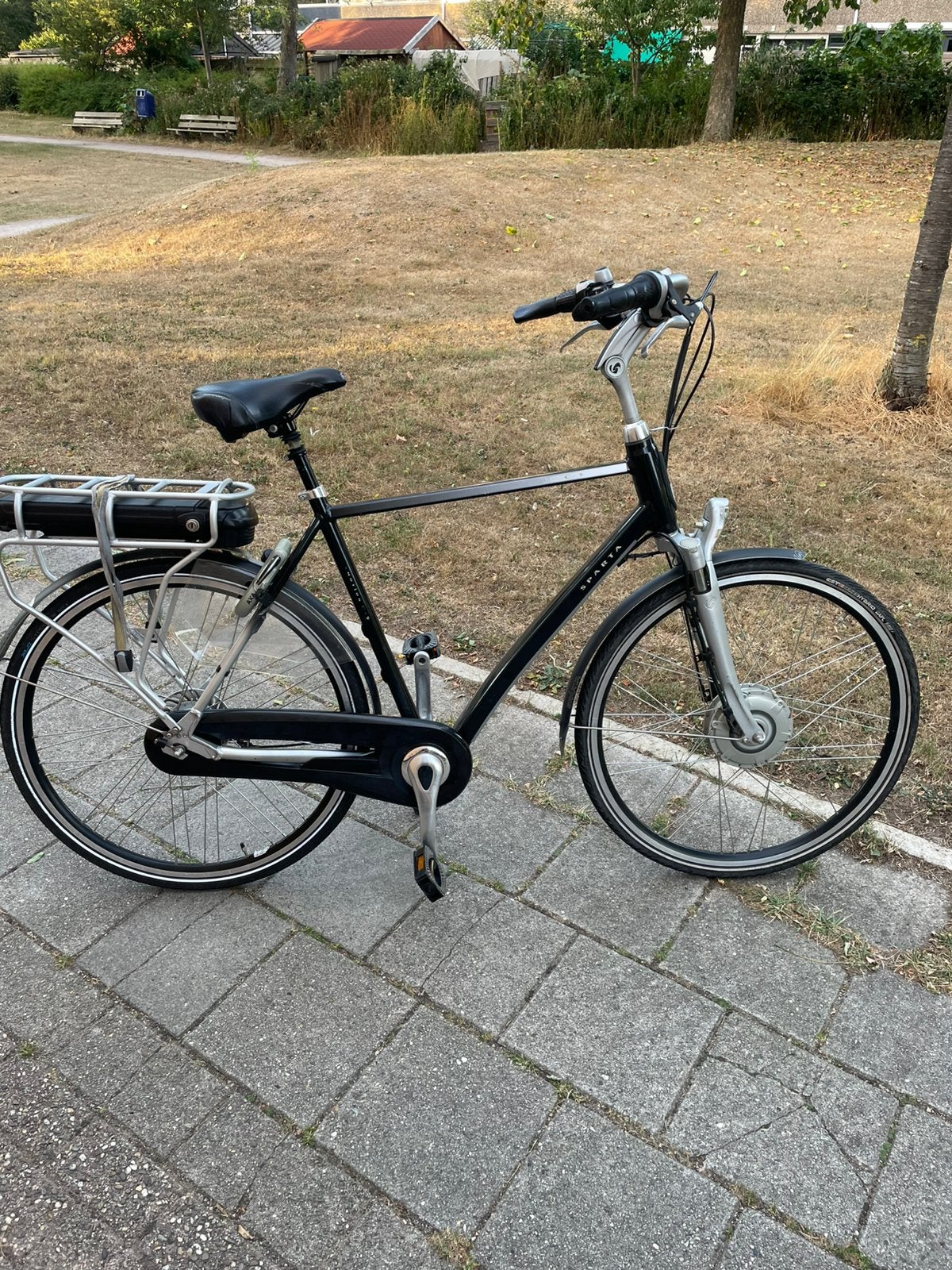 Nette elektrische herenfiets van Sparta, Fietsen en Brommers, Fietsen | Heren | Herenfietsen, 57 tot 61 cm, Ophalen, Zo goed als nieuw