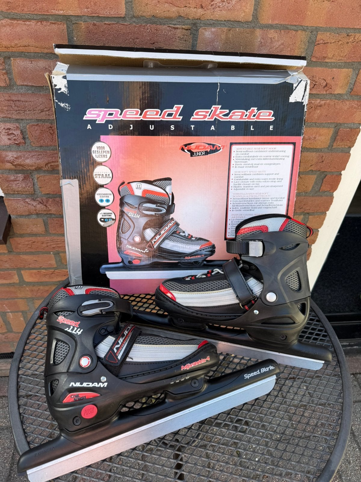 Nijdam verstelbare combinoren / schaatsen mt 38  - 41, Combinoren, Nieuw, Ophalen of Verzenden, Nijdam