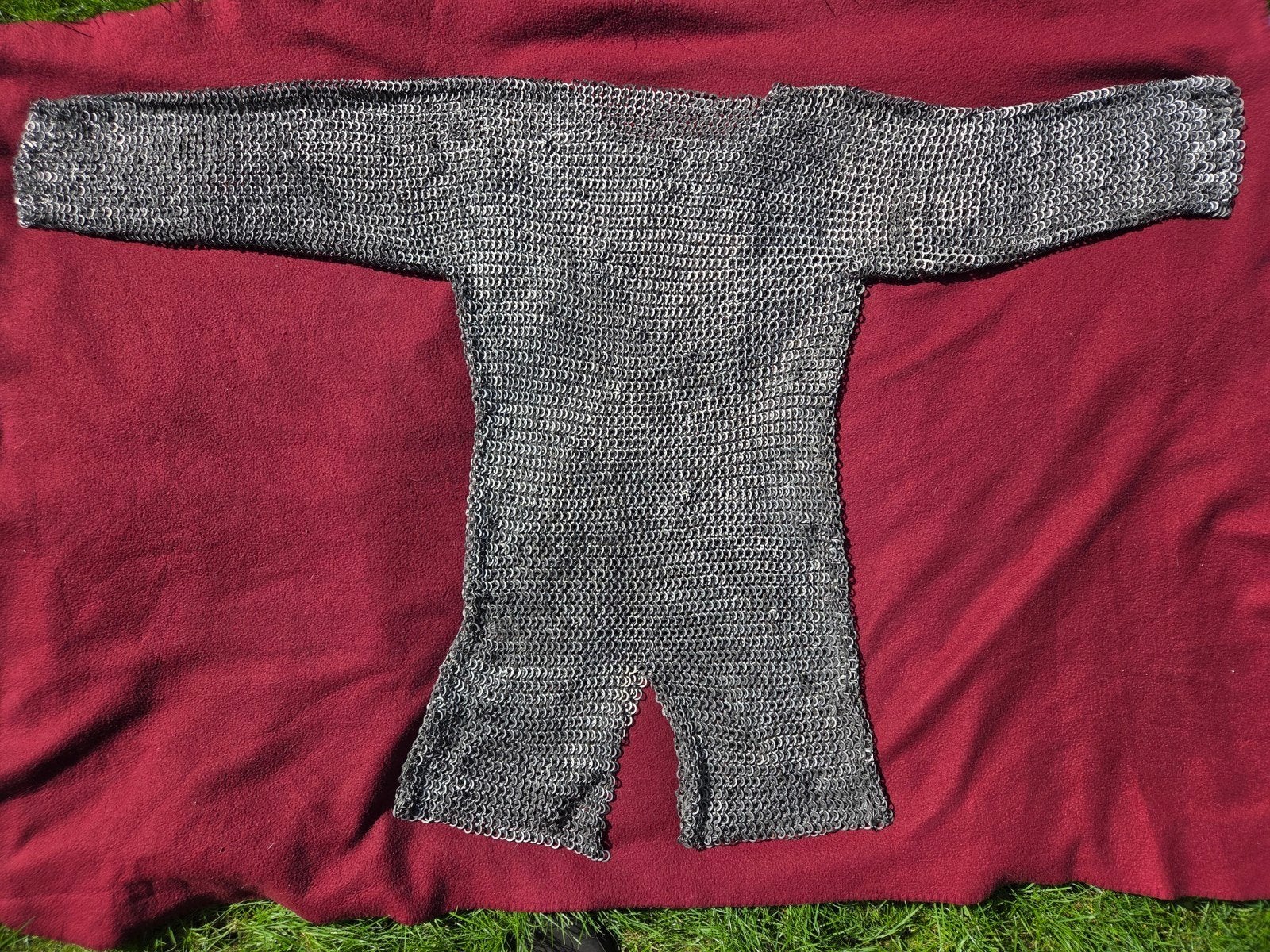 Maliënkolder reenactment viking ridder chainmail maliën, Ophalen, Zo goed als nieuw, Overige typen