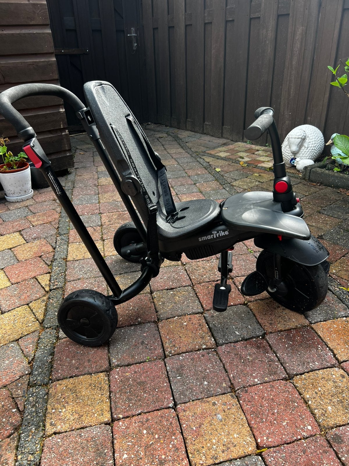 Opvouwbare SmarTrike driewieler kids, Ophalen of Verzenden, Zo goed als nieuw, Duwstang