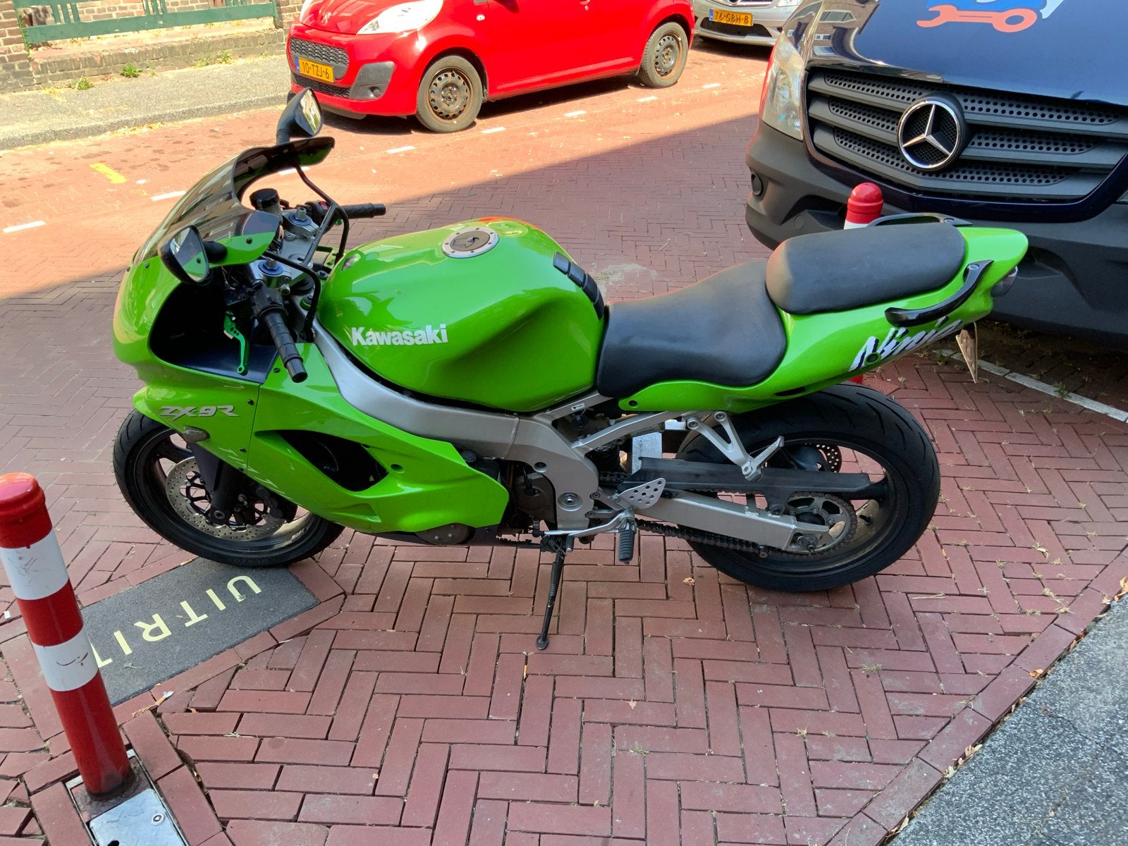Kawasaki ZXR Ninja 1998 - Groen, 105 PK, Goed Onderhouden, Motoren, Sportuitlaat, 4 cilinders, Motorrijbewijs A, Gebruikt