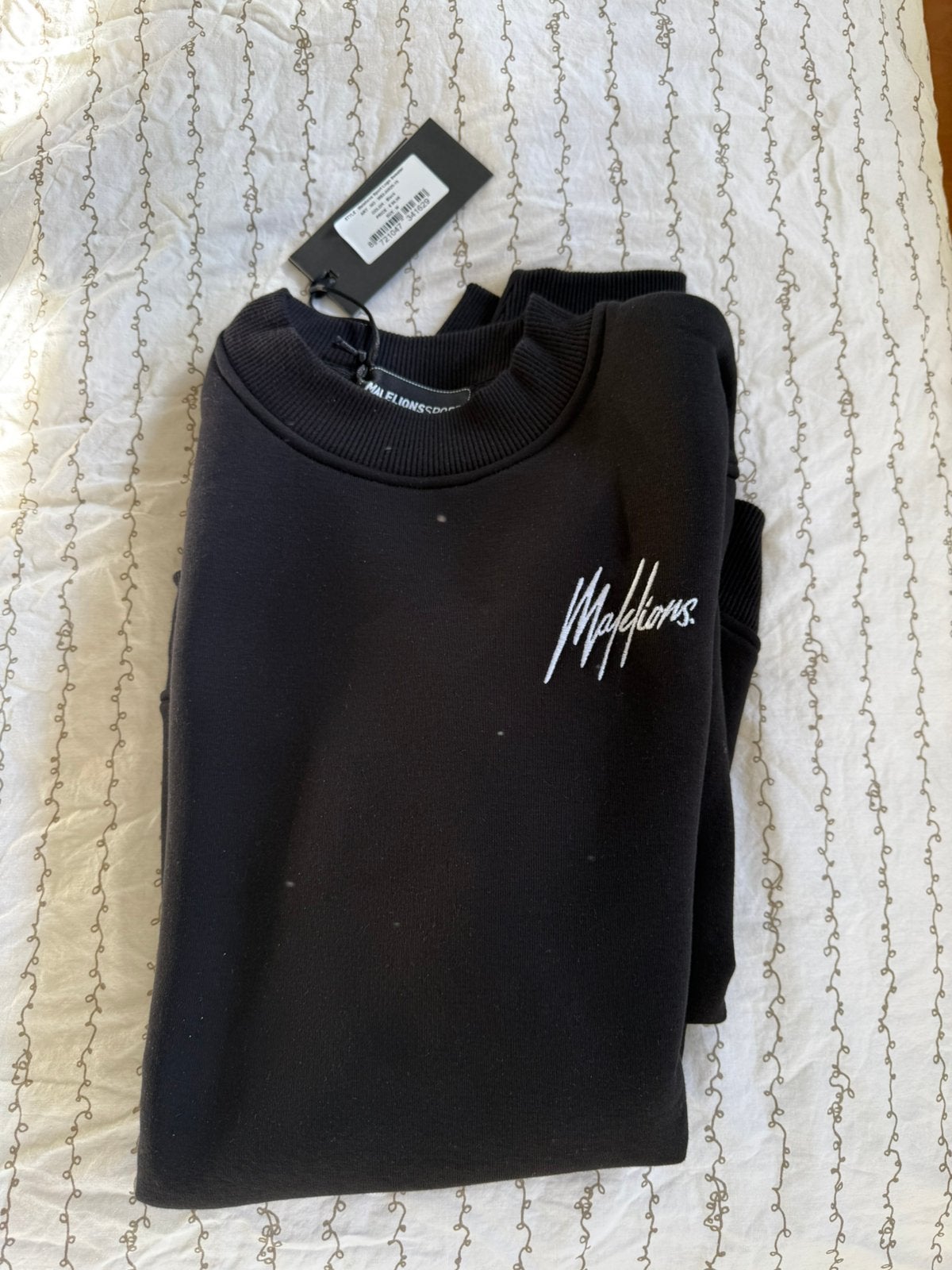 Zwarte Malelion sweater (M), Maat 48/50 (M), Zwart, Malelions, Ophalen of Verzenden