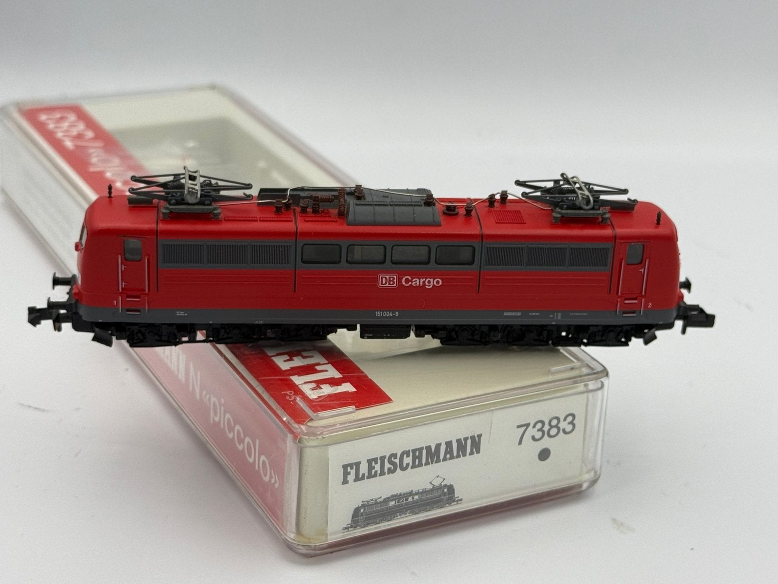 Fleischmann 7383 DB Cargo loc in OVP, Fleischmann, Ophalen of Verzenden, Zo goed als nieuw, Gelijkstroom