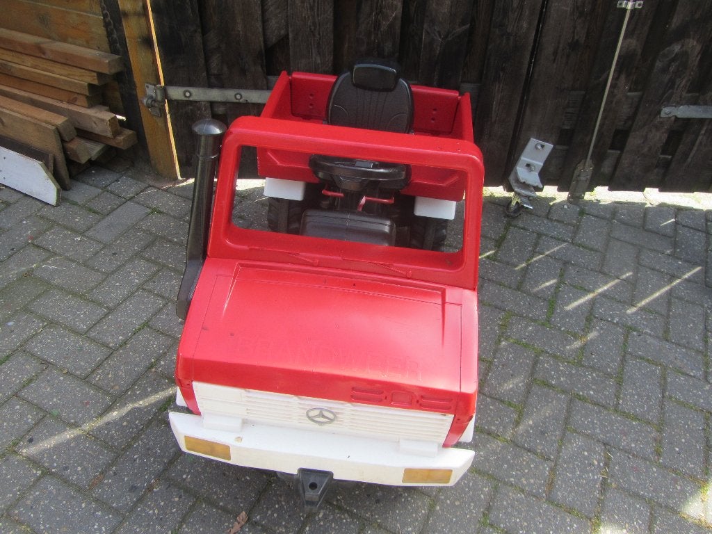 te koop stoere brandweer Unimog trapauto, Ophalen, Gebruikt, Overige merken