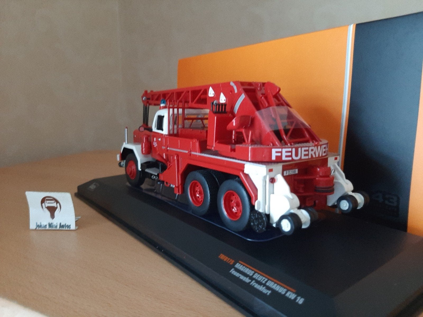 Magirus Deutz Uranus KW16 Brandweer Frankfurt van IXO 1:43, Overige merken, Nieuw, IXO Trucks, Ophalen of Verzenden