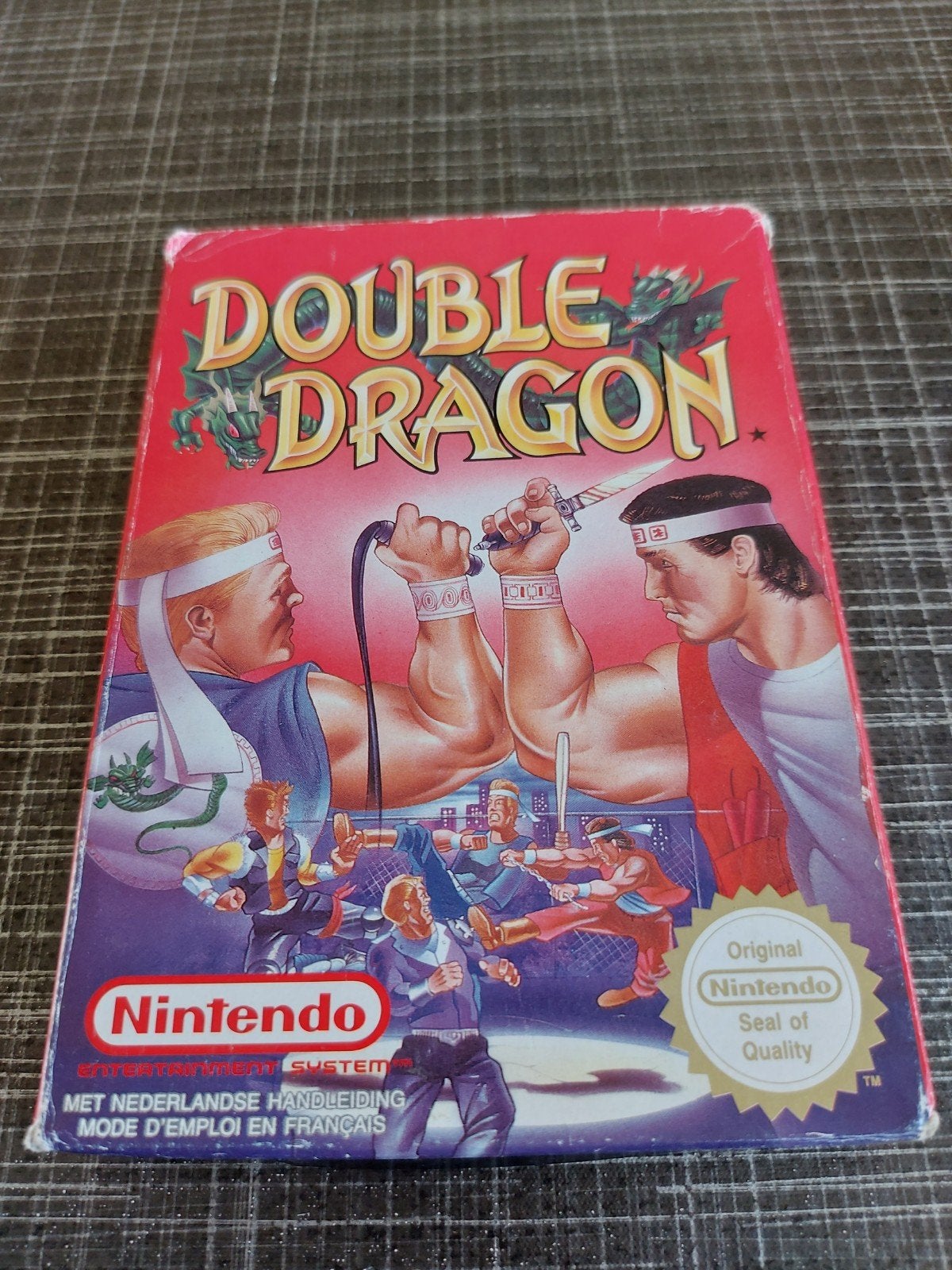 Double Dragon NES - Klassieke Beat 'em Up met Handleiding, Spelcomputers en Games, Games | Nintendo NES, Gebruikt, Vechten, 2 spelers