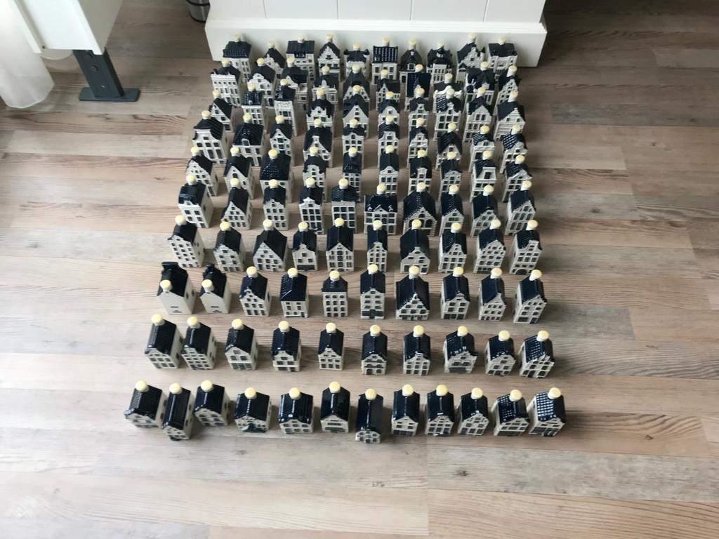 106 klm (Bols) Huisjes !! COMPLETE SERIE IN NIEUWSTAAT !!, Verzamelen, KLM Huisjes, Ophalen, Nieuw, 81 t/m 91, Gevuld