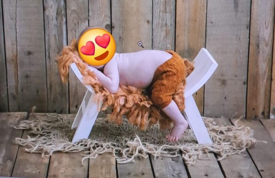 Newborn fotografie. Foto props. Wit houten stoeltje. Baby, Ophalen of Verzenden