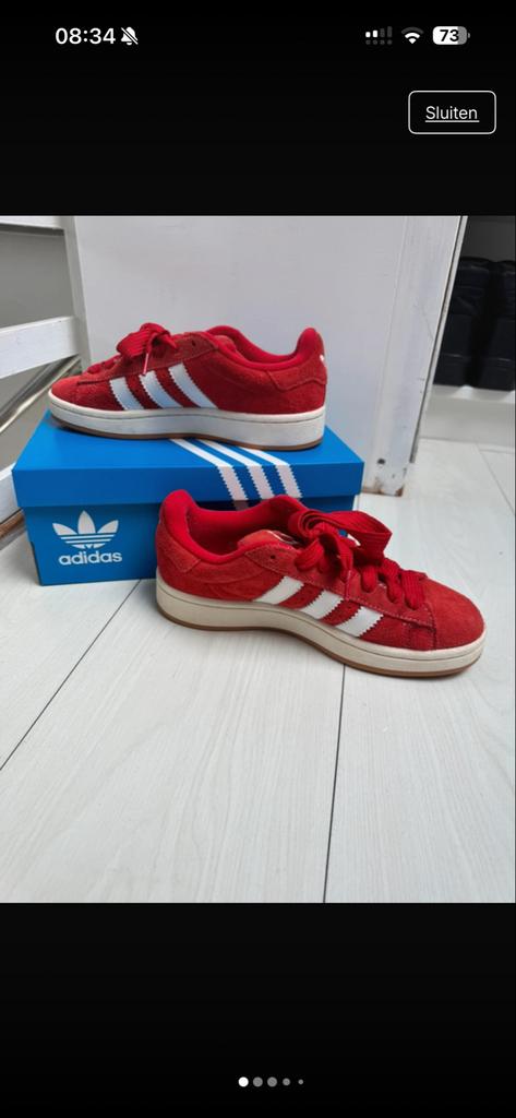 Adidas Campus 00's Rood - Maat 38, Ophalen of Verzenden, Nieuw, Rood, Sneakers of Gympen