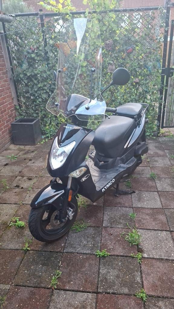 Kymco Agility 50cc Scooter - Zwart, Goed Onderhouden, Fietsen en Brommers, Scooters | Kymco, Gebruikt, Maximaal 45 km/u, Ophalen of Verzenden