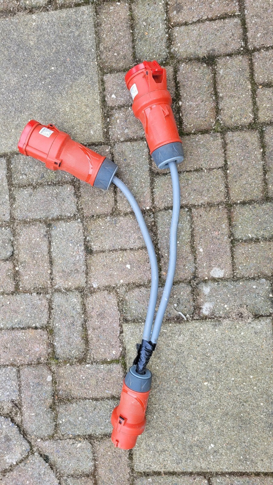 verdeelstekker 380 volt, Ophalen of Verzenden, Zo goed als nieuw, Stekker