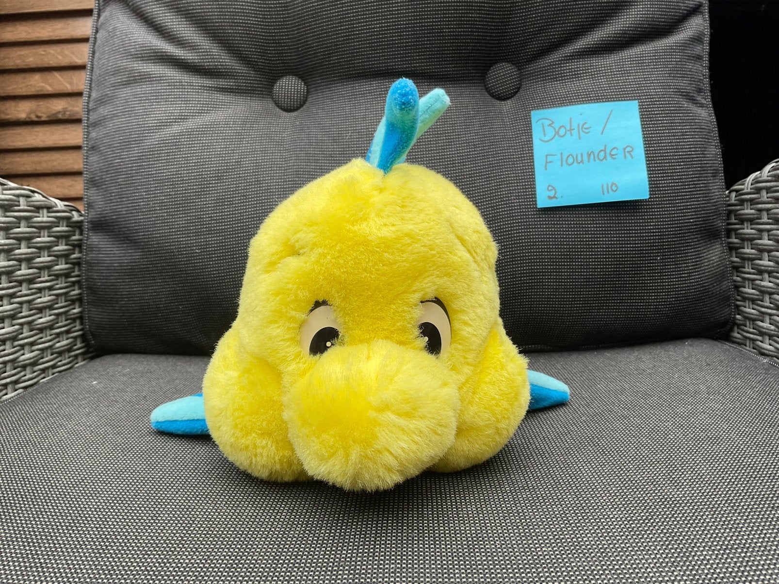Zgan, niet kapot, Disney Finding Nemo Botje of Flounder, Ophalen, Zo goed als nieuw, Knuffel