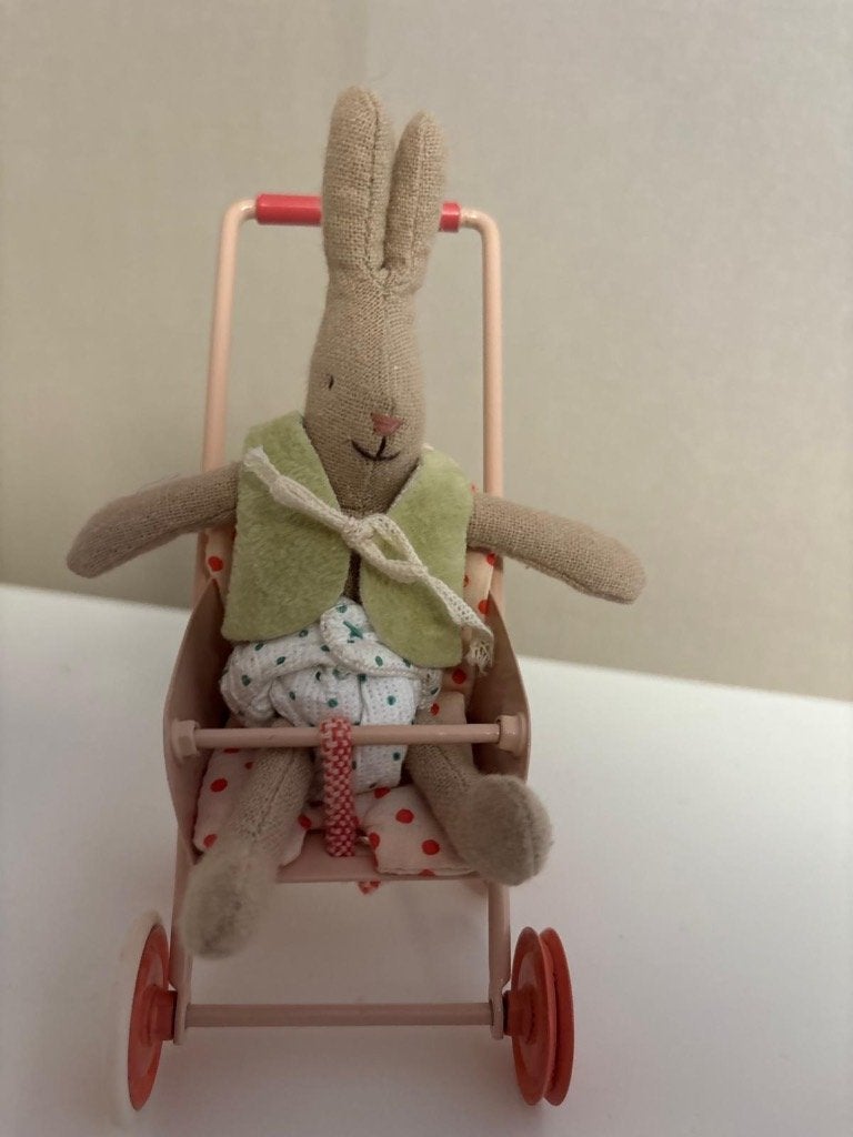 Maileg kinderwagen met baby, Ophalen of Verzenden, Zo goed als nieuw, Overige typen