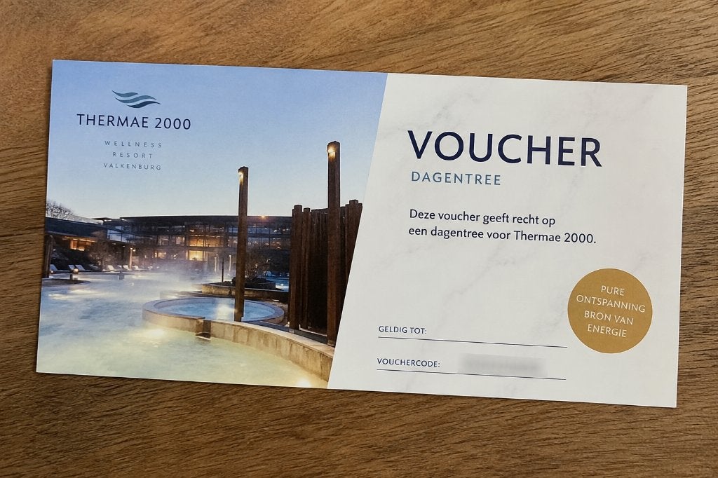 Thermae 2000 Valkenburg dagentree €25 – alleen september, Tickets en Kaartjes, Eén persoon, Cadeaubon, Spa of Sauna