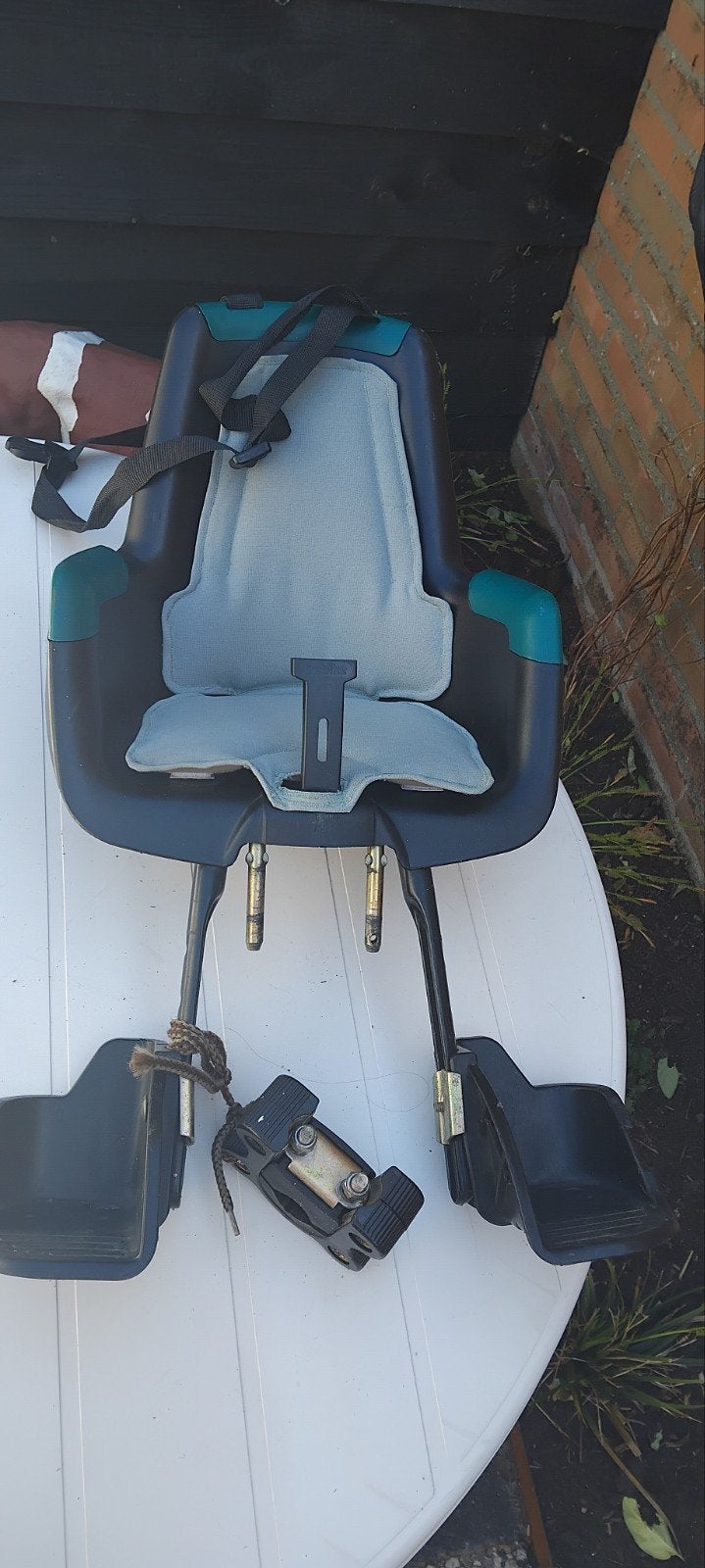 Fiets stoeltje voor voorop de fiets, Ophalen