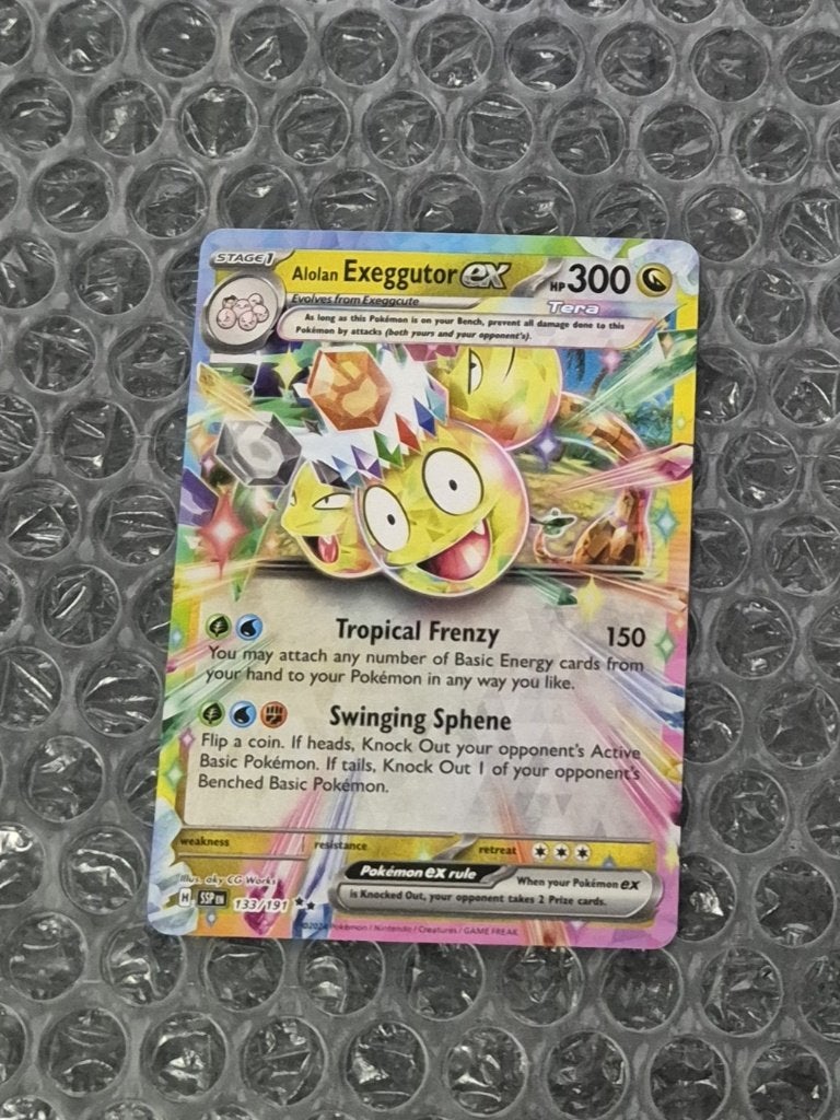 Alolan Exeggutor ex 133/191 Surging Sparks SSP Scarlet & Vio