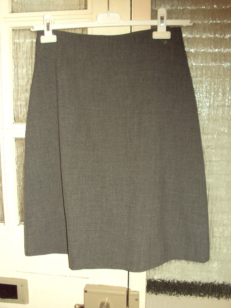 Grijze college stretch rok MARC O'POLO mt 36 S nieuwstaat, Kleding | Dames, Rokken, Ophalen of Verzenden, Zo goed als nieuw, Knielengte