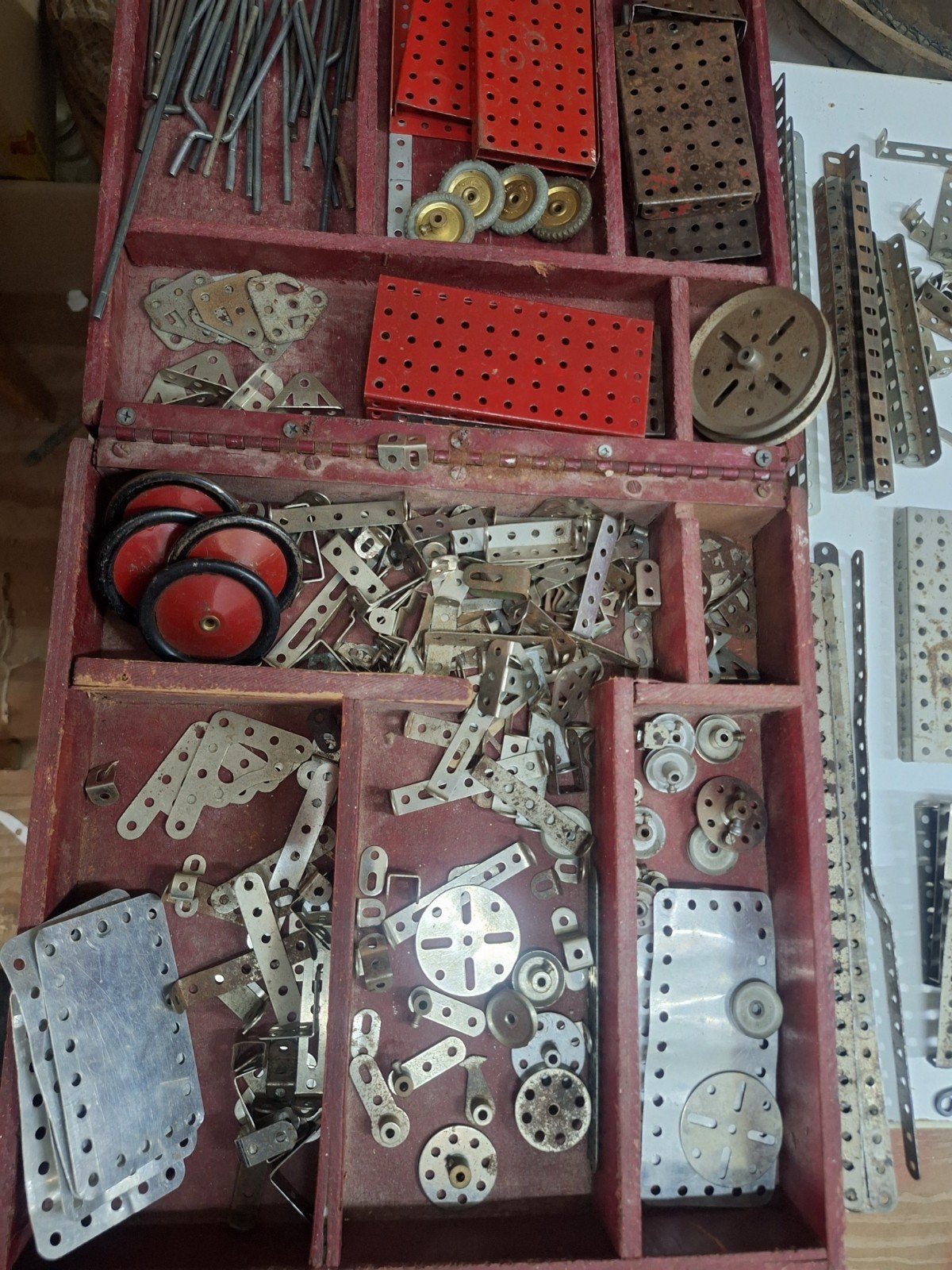 meccano,  temsi oid, Antiek en Kunst, Antiek | Speelgoed, Ophalen of Verzenden