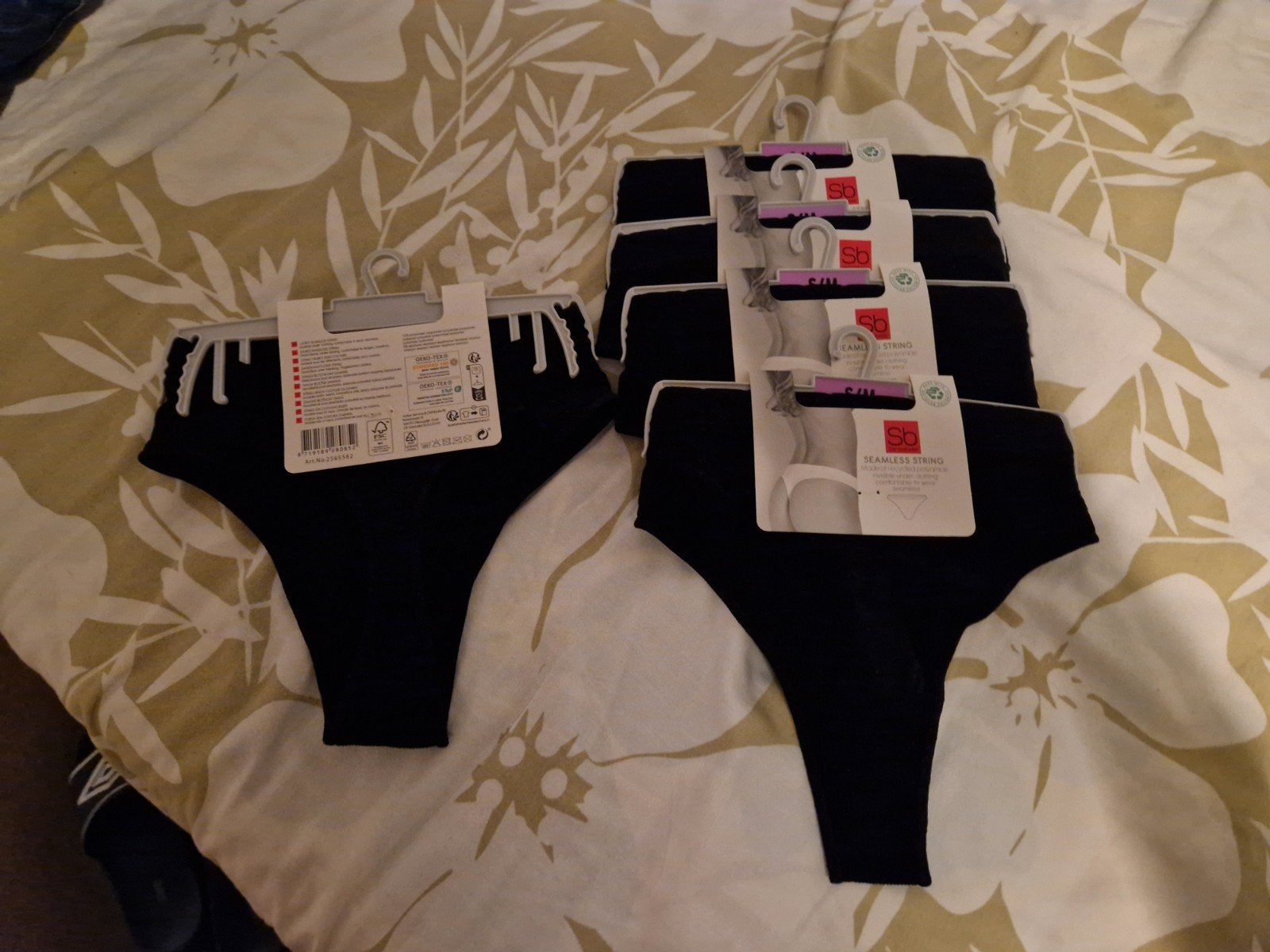 5 nieuwe strings S/M, Ophalen of Verzenden, Zwart, String