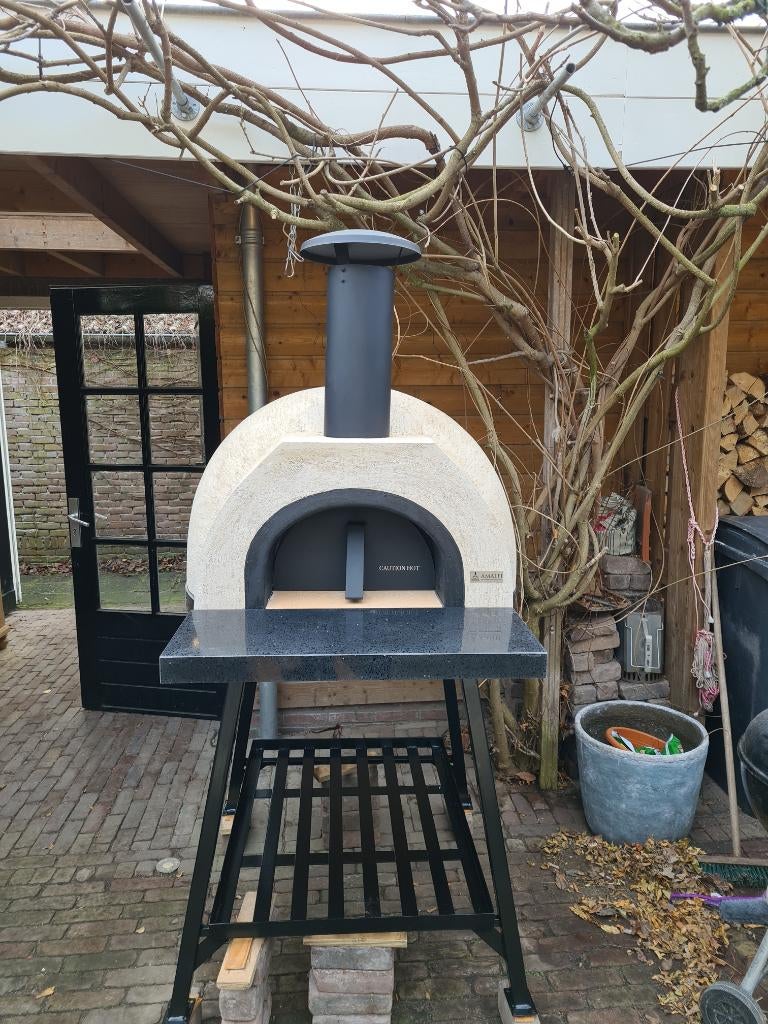 Pizza-oven AMALFI 70 BLACK PLAIN, Ophalen, Nieuw