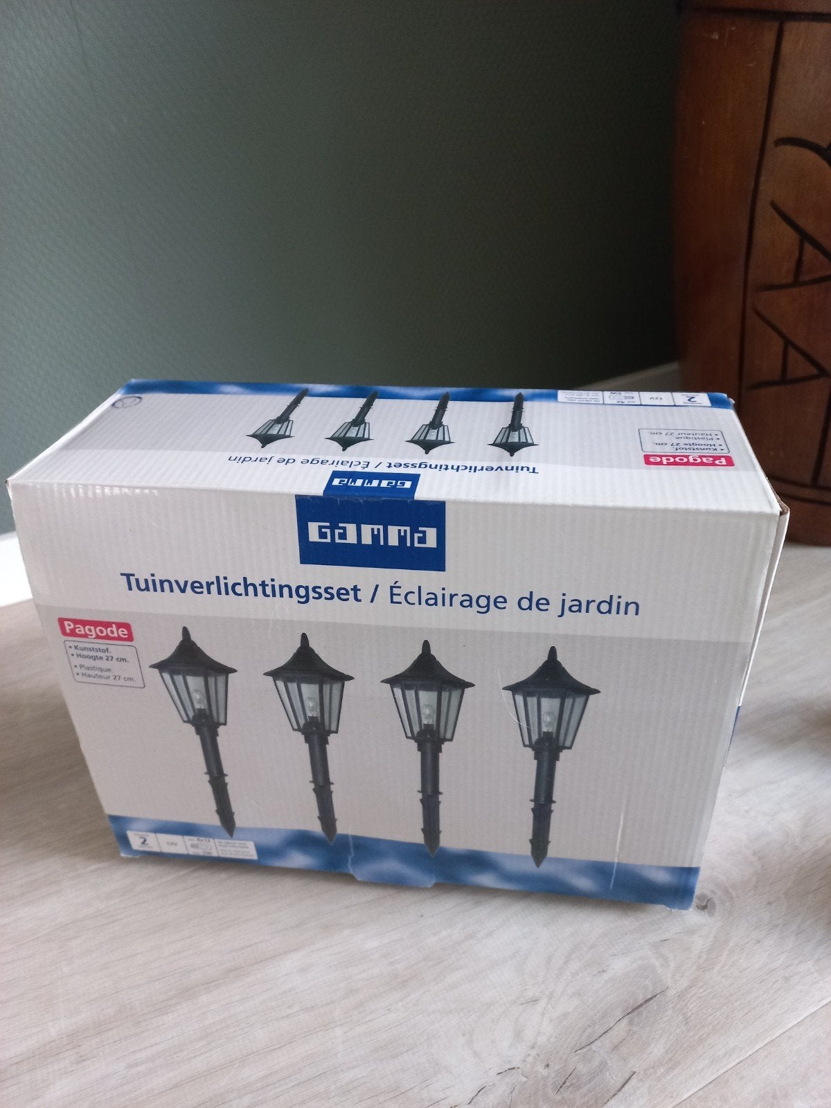 Nieuwe Tuinverlichtingsset Pagode - Gamma (4x5W), Kunststof, Minder dan 50 watt, Overige typen, Nieuw