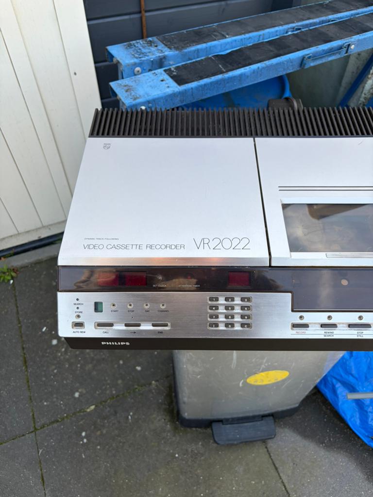Philips vidio cassette recorder  VR 2022, Ophalen of Verzenden
