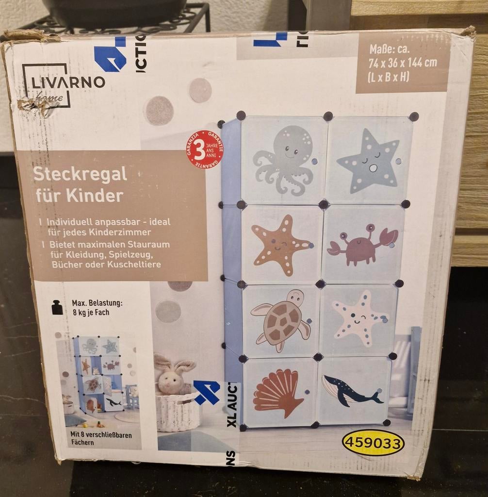 Livarno Home Kinder opbergrek / Kast Nieuw in originele verp, Minder dan 75 cm, Nieuw, 105 cm of meer, Ophalen of Verzenden