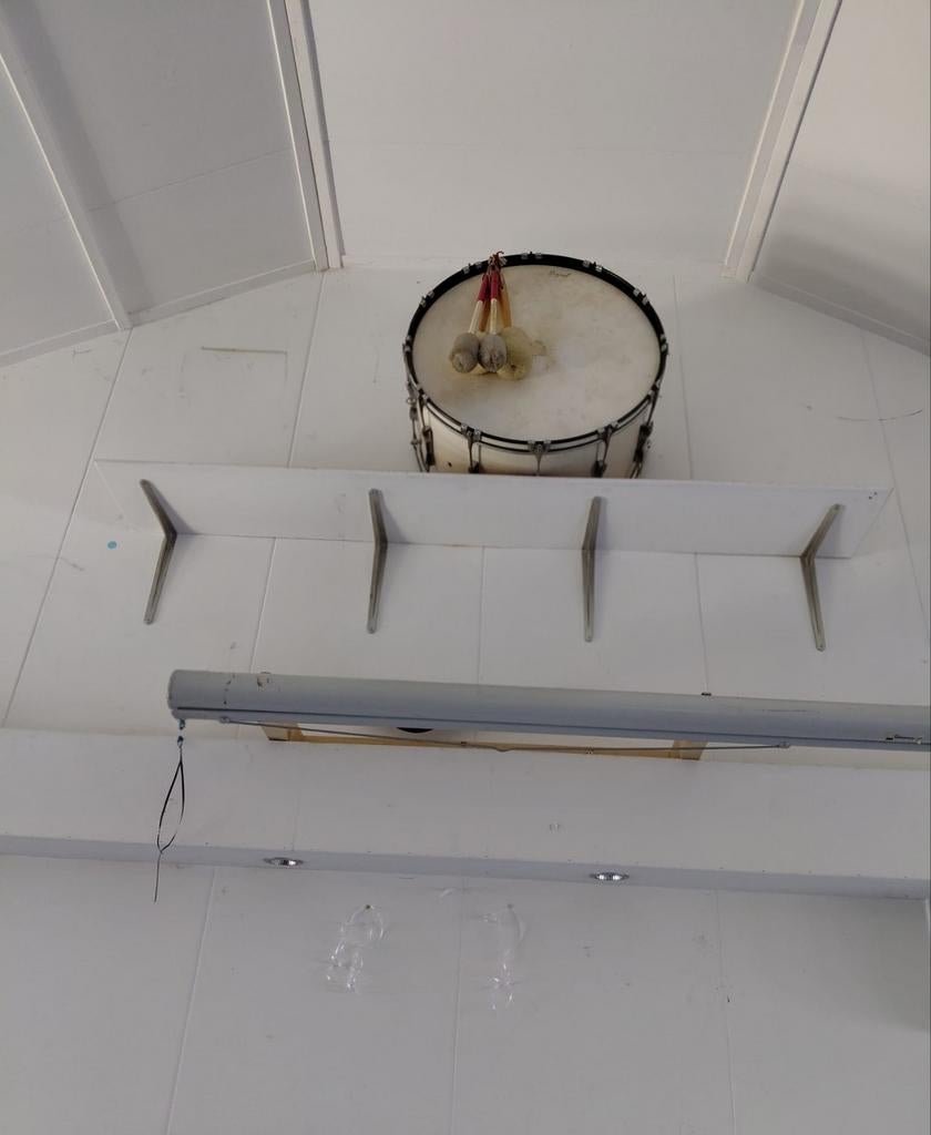 Overslag trommel met stokken, Muziek en Instrumenten, Drumstellen en Slagwerk, Gebruikt, Overige merken, Ophalen