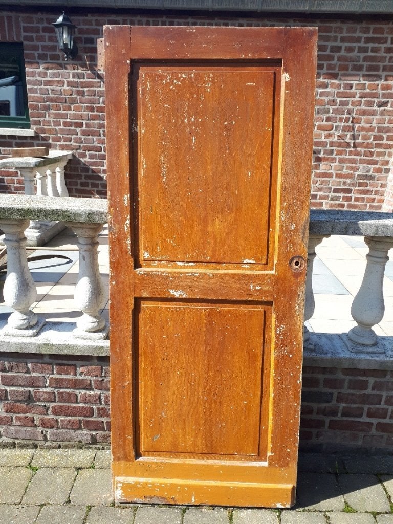 Oude massieve deur, Doe-het-zelf en Verbouw, Deuren en Horren, Ophalen, Gebruikt, Minder dan 80 cm, Binnendeur