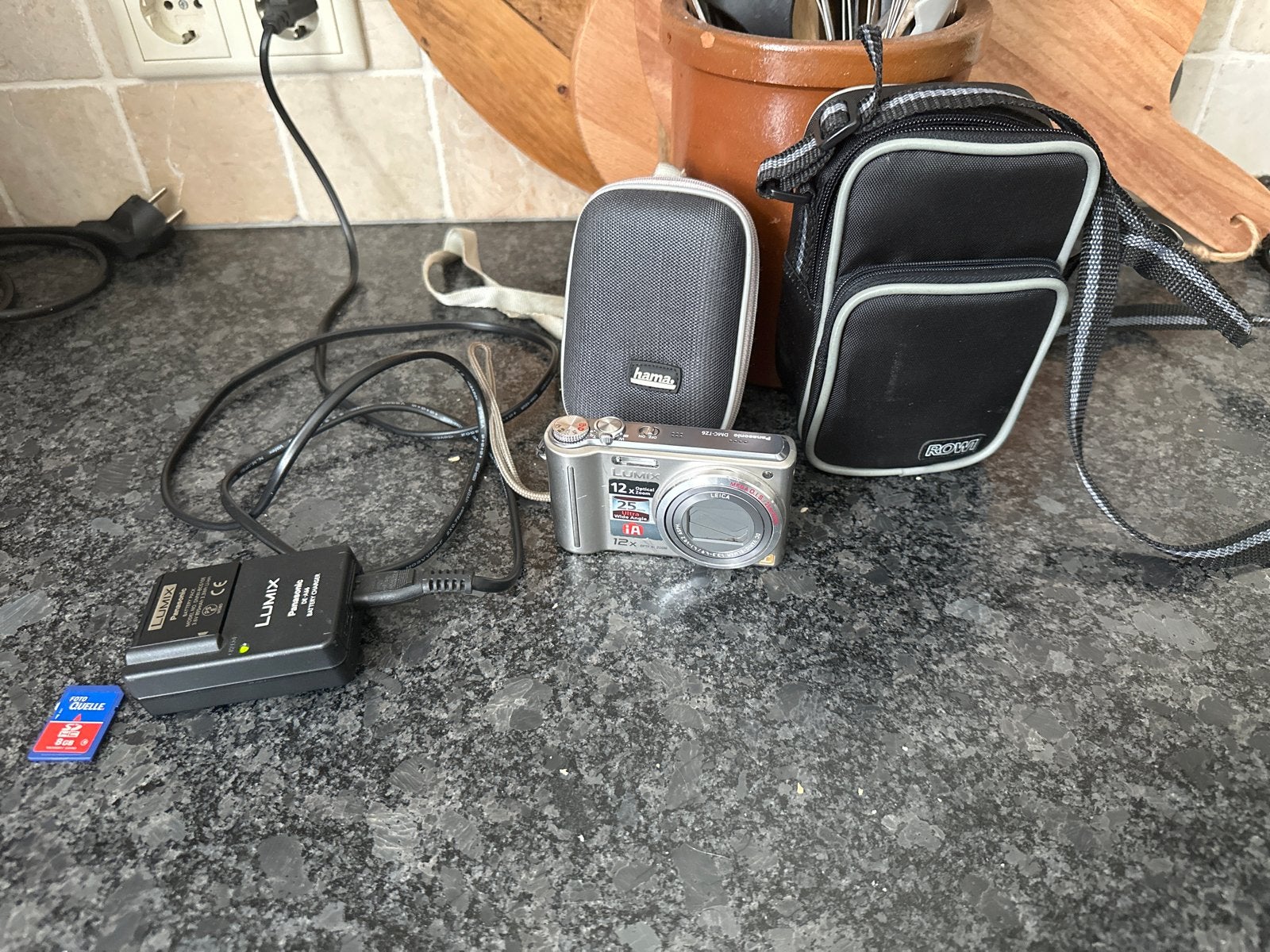 Panasonic Lumix DMC-TZ6 Compactcamera met accessoires, Audio, Tv en Foto, Fotocamera's Digitaal, Ingebouwde flitser, Panasonic