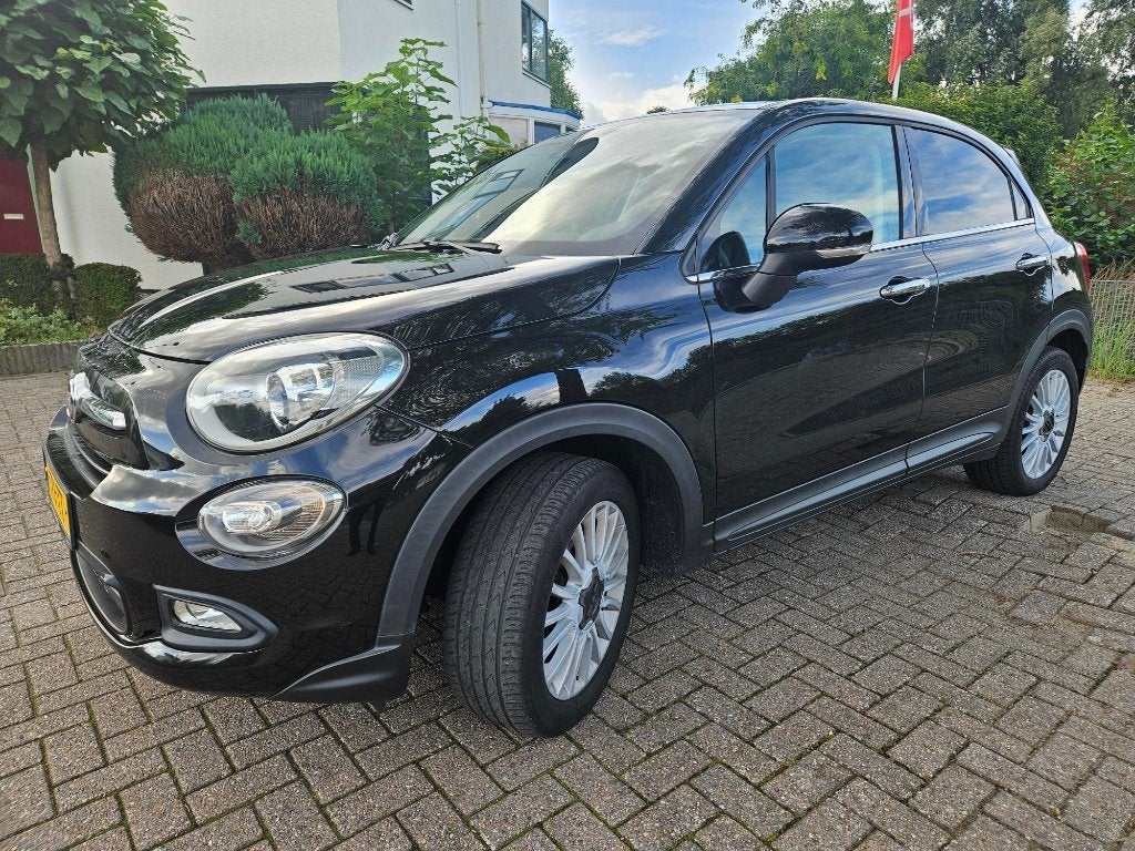 Fiat 500X 1.4 T Multiair 100KW 2018 Zwart, Auto's, 136 pk, 4 cilinders, 500X, Zwart