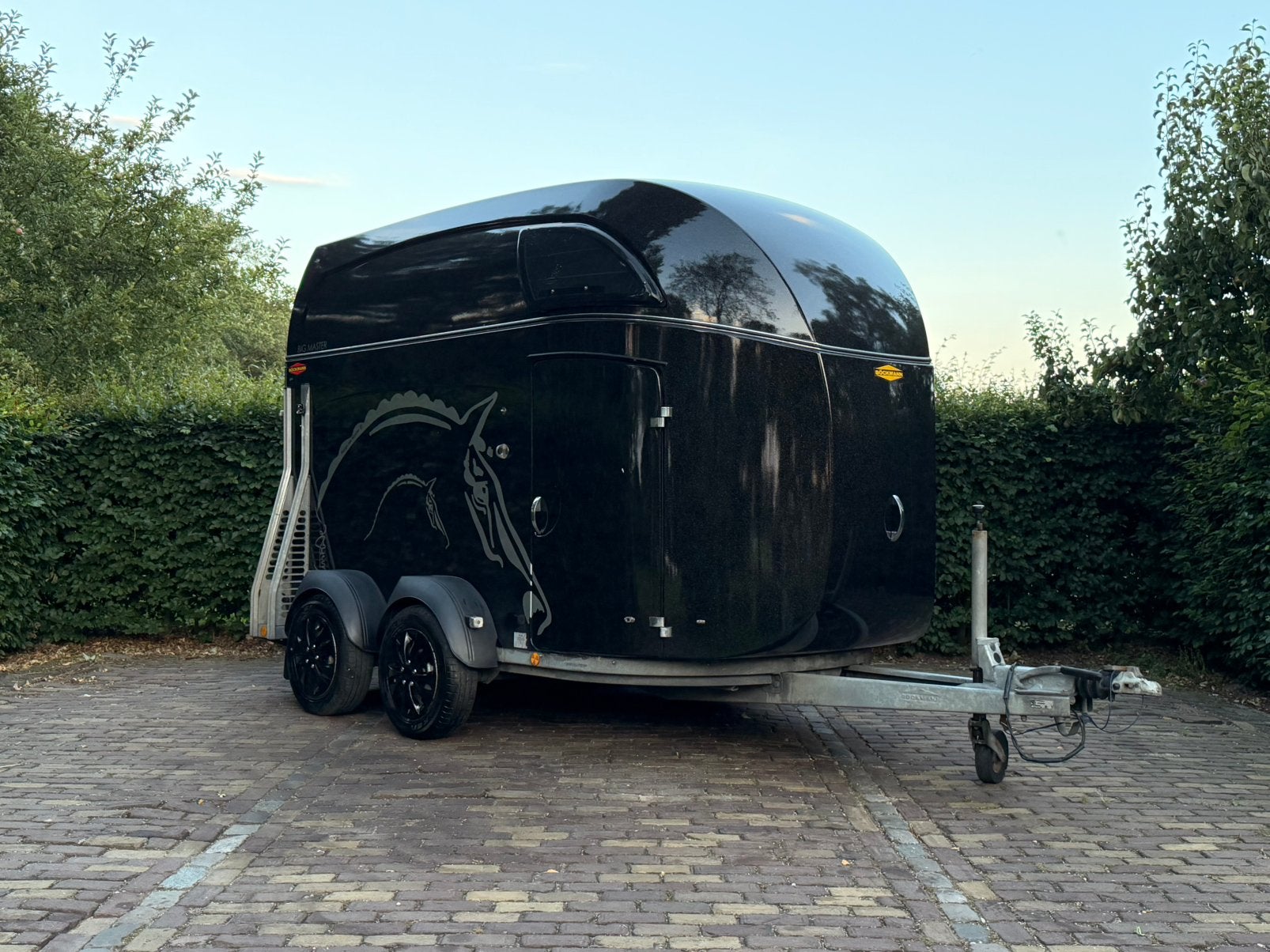 Mooie 2 paards bockmann big master zeer ruim met zadelkamer, Dieren en Toebehoren, Ophalen, Zo goed als nieuw, 2-paards trailer