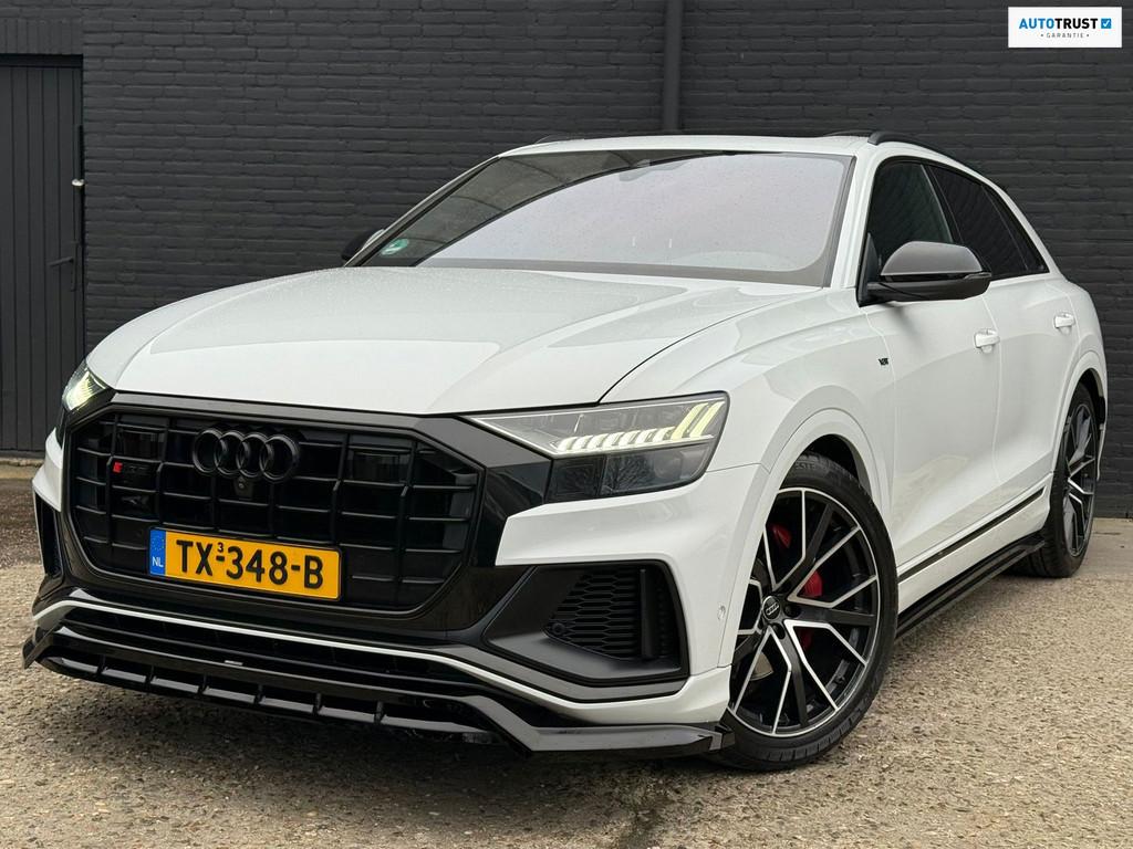 Audi Q8 50 TDI Quattro Pro S Line PANO | | CARPLAY | PDC | S, Automaat, Gebruikt, Leder en Stof, Wit