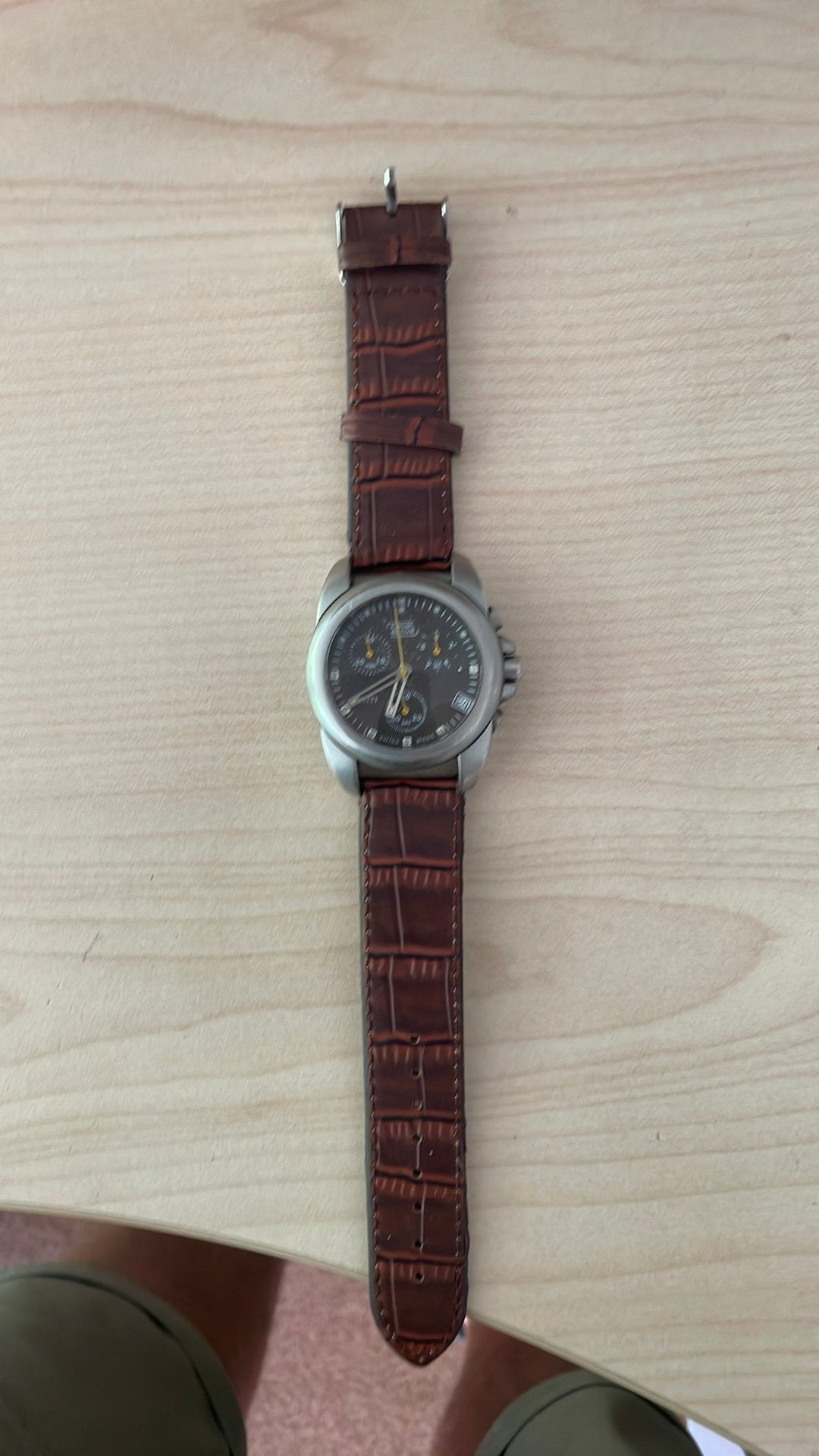 Camel active horloge, Sieraden, Tassen en Uiterlijk, Horloges | Heren, Ophalen, Zo goed als nieuw, Leer, Overige merken