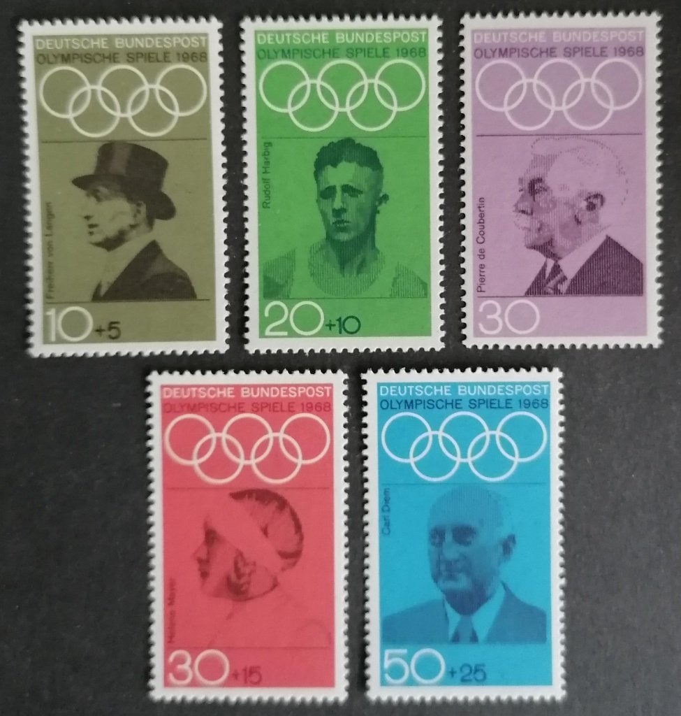 DUITSLAND - Olympische Spelen 1968, Verzenden, BRD, Postfris