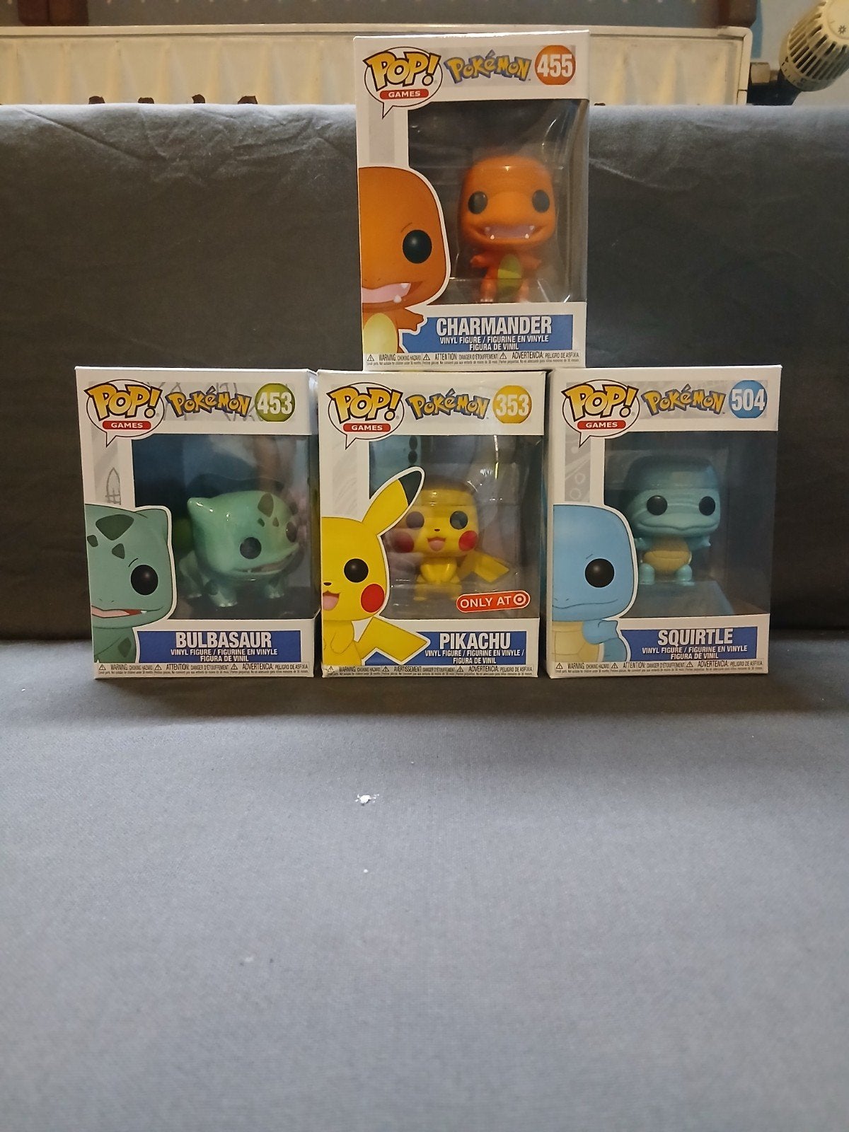 Pokémon Funko Pops: Charmander, Bulbasaur, Pikachu, Squirtle, Ophalen of Verzenden, Zo goed als nieuw